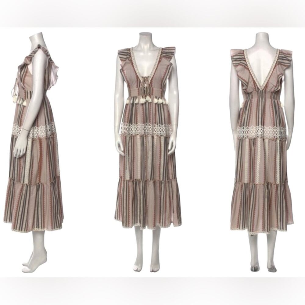 Anthropologie  HEMANT & NANDITA Pixie Midi Dress Size:s